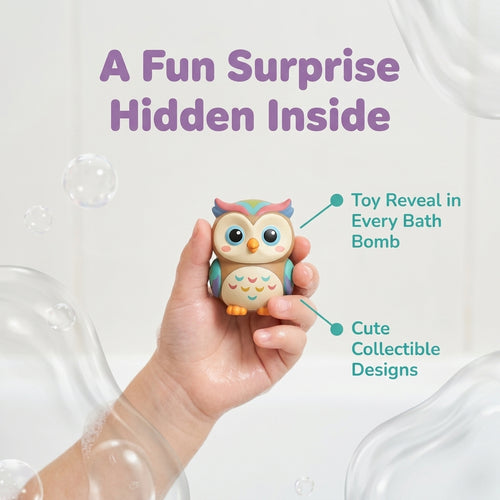 Kids Bath Bombs with Surprise Toys - KidSafe Blend